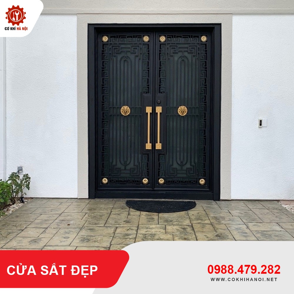 Thiết kế, gia công làm cửa sắt đẹp giá chỉ từ 750.000 VNĐ/m2