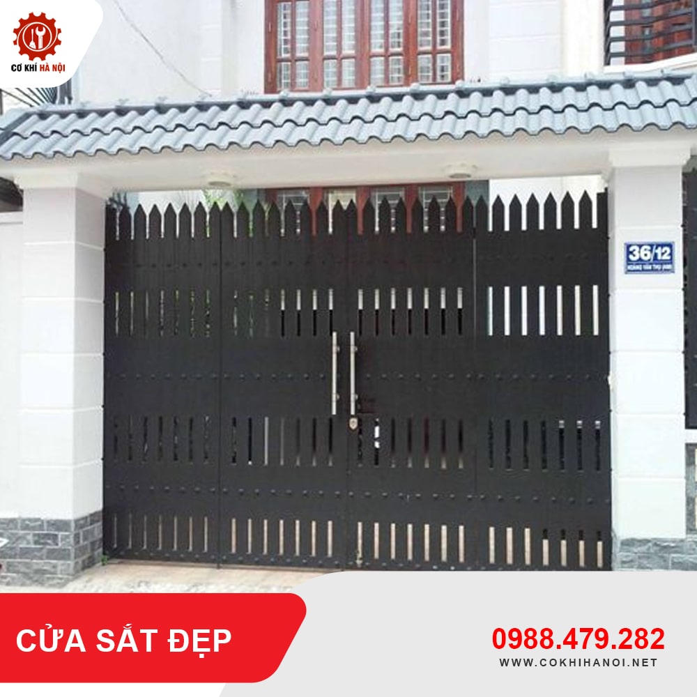 Thiết kế, gia công làm cửa sắt đẹp giá chỉ từ 750.000 VNĐ/m2