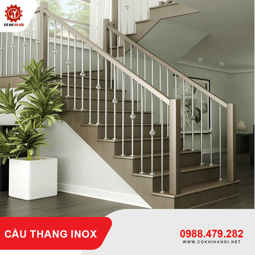 Báo giá thi công, làm cầu thang inox đẹp, giá tốt mới 2025