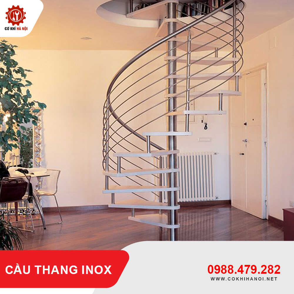 Báo giá thi công, làm cầu thang inox đẹp, giá tốt mới 2025