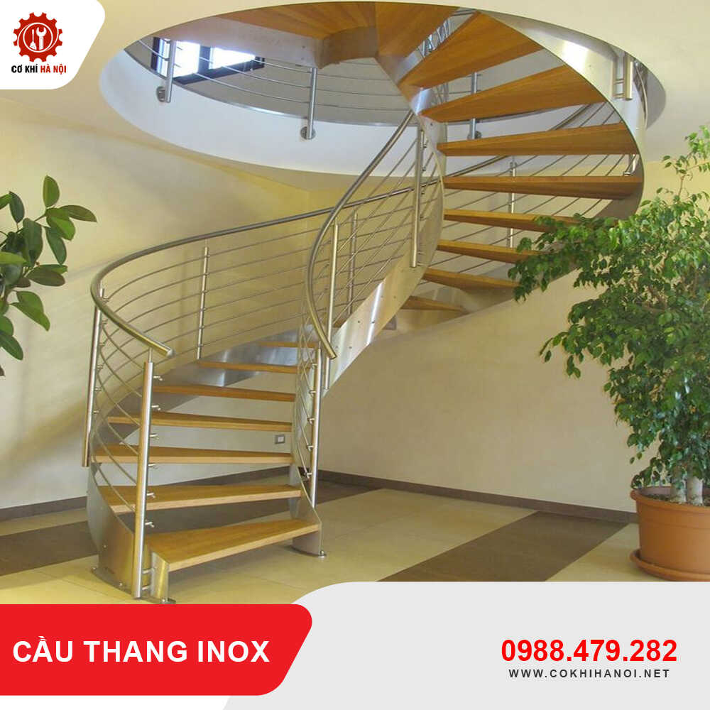 Báo giá thi công, làm cầu thang inox đẹp, giá tốt mới 2025