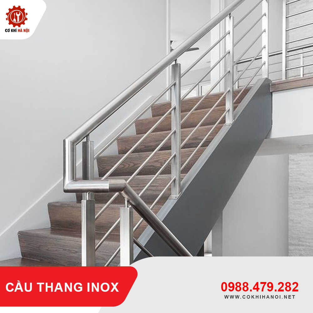 Báo giá thi công, làm cầu thang inox đẹp, giá tốt mới 2025