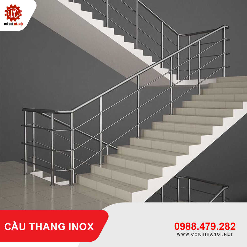 Báo giá thi công, làm cầu thang inox đẹp, giá tốt mới 2025