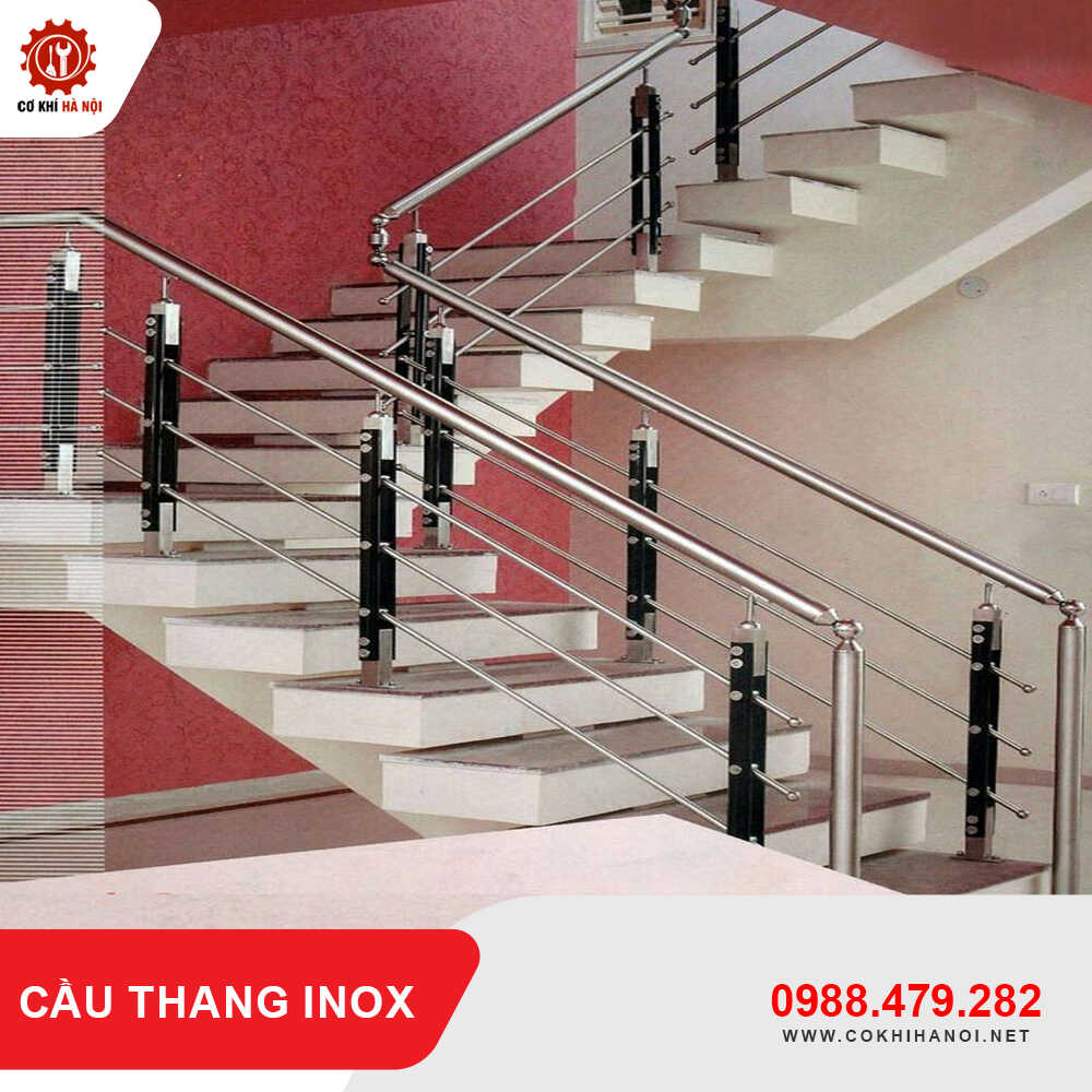 Báo giá thi công, làm cầu thang inox đẹp, giá tốt mới 2025