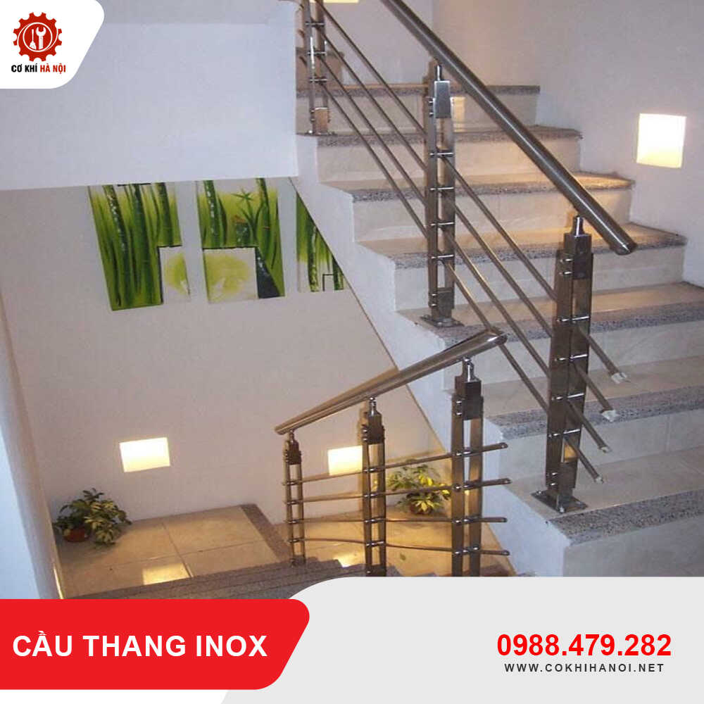 Báo giá thi công, làm cầu thang inox đẹp, giá tốt mới 2025