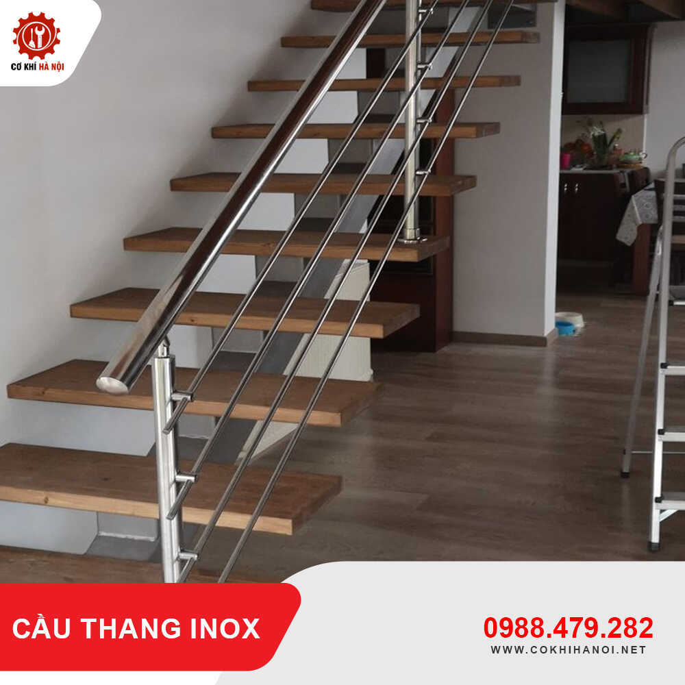 Báo giá thi công, làm cầu thang inox đẹp, giá tốt mới 2025