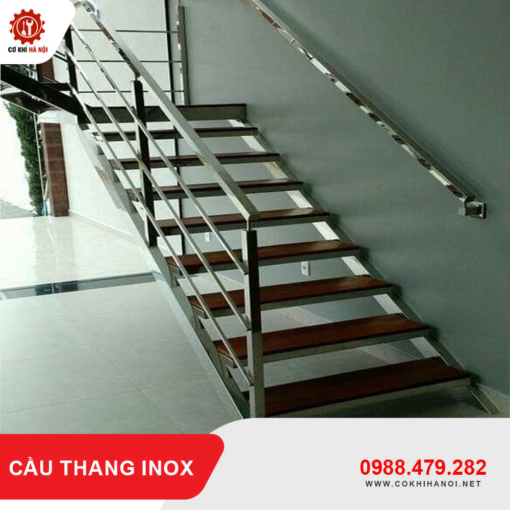 Báo giá thi công, làm cầu thang inox đẹp, giá tốt mới 2025