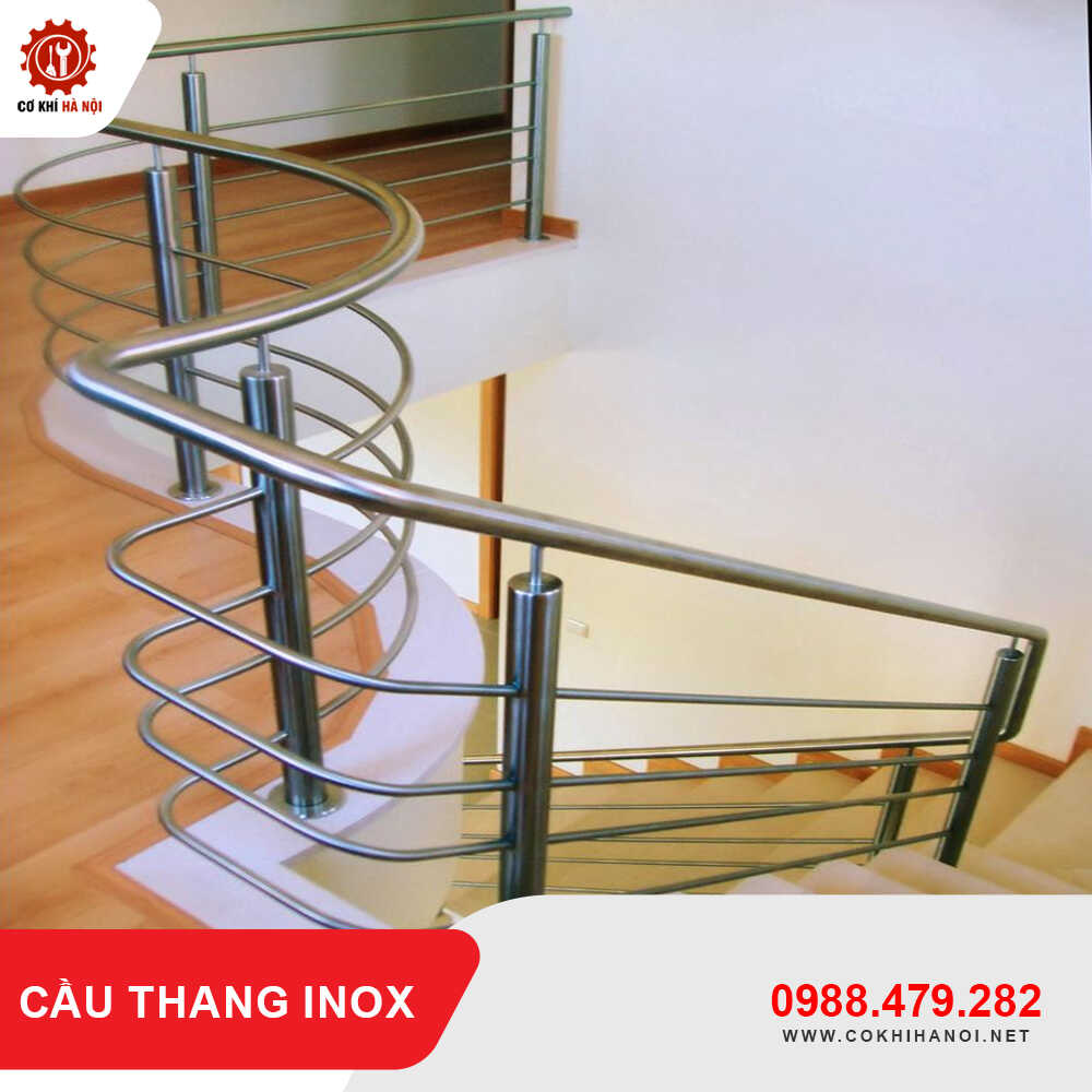 Báo giá thi công, làm cầu thang inox đẹp, giá tốt mới 2025