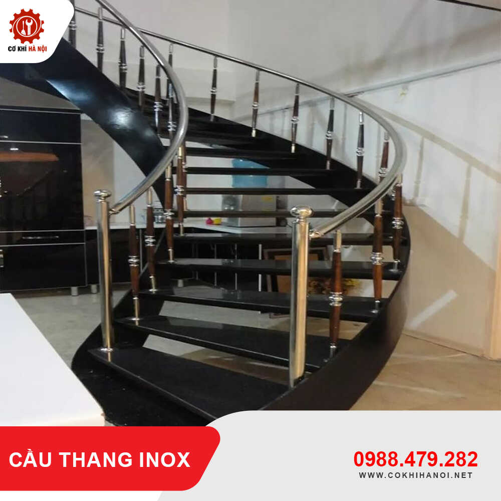 Báo giá thi công, làm cầu thang inox đẹp, giá tốt mới 2025