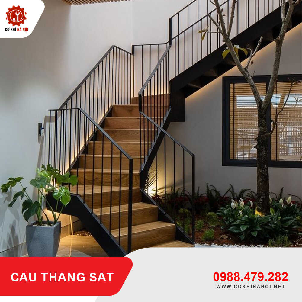 Báo giá làm cầu thang sắt đẹp, giá rẻ nhất năm 2025