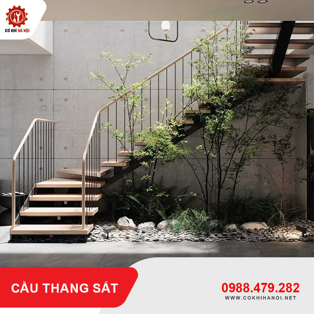Báo giá làm cầu thang sắt đẹp, giá rẻ nhất năm 2025