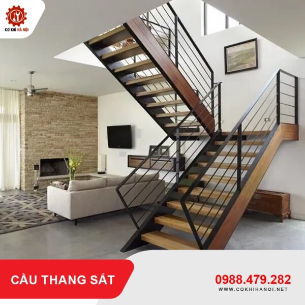 Cầu thang sắt CTS-04