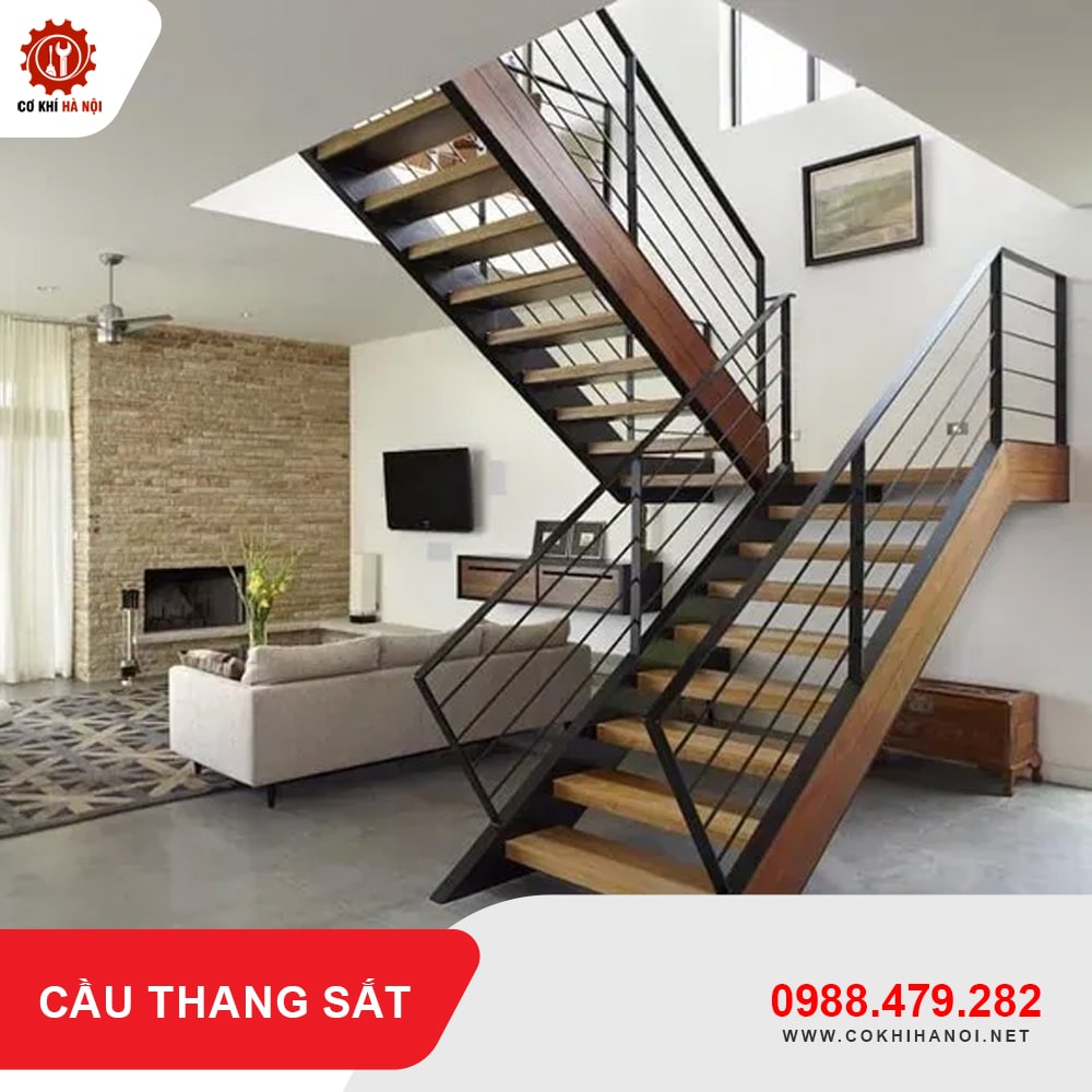 Báo giá làm cầu thang sắt đẹp, giá rẻ nhất năm 2025