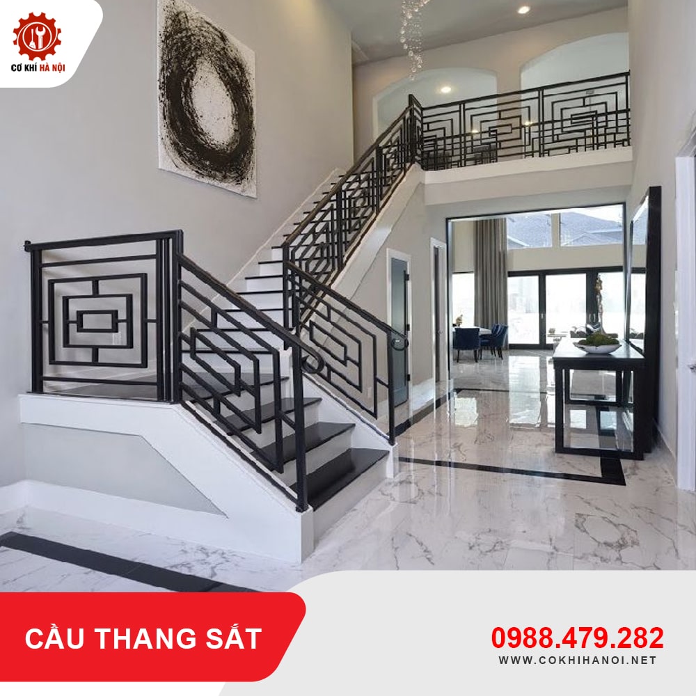 Báo giá làm cầu thang sắt đẹp, giá rẻ nhất năm 2025