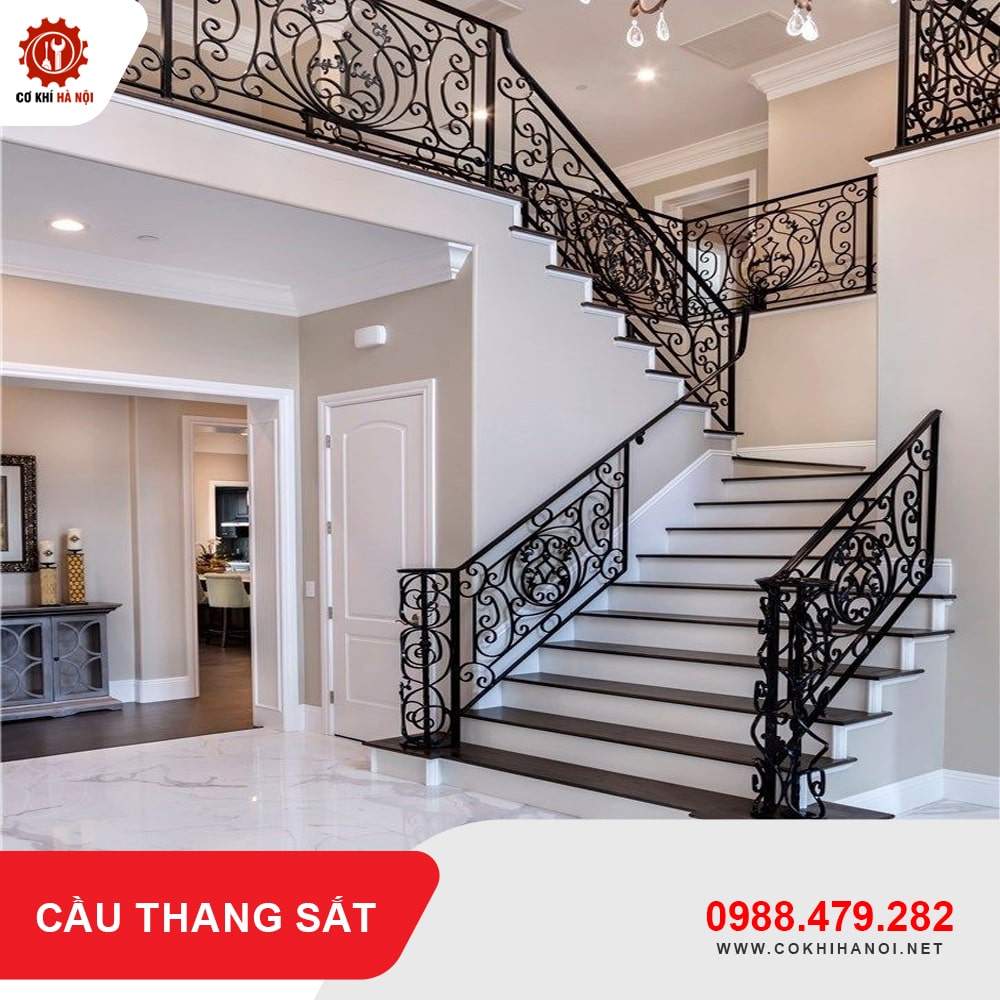 Báo giá làm cầu thang sắt đẹp, giá rẻ nhất năm 2025