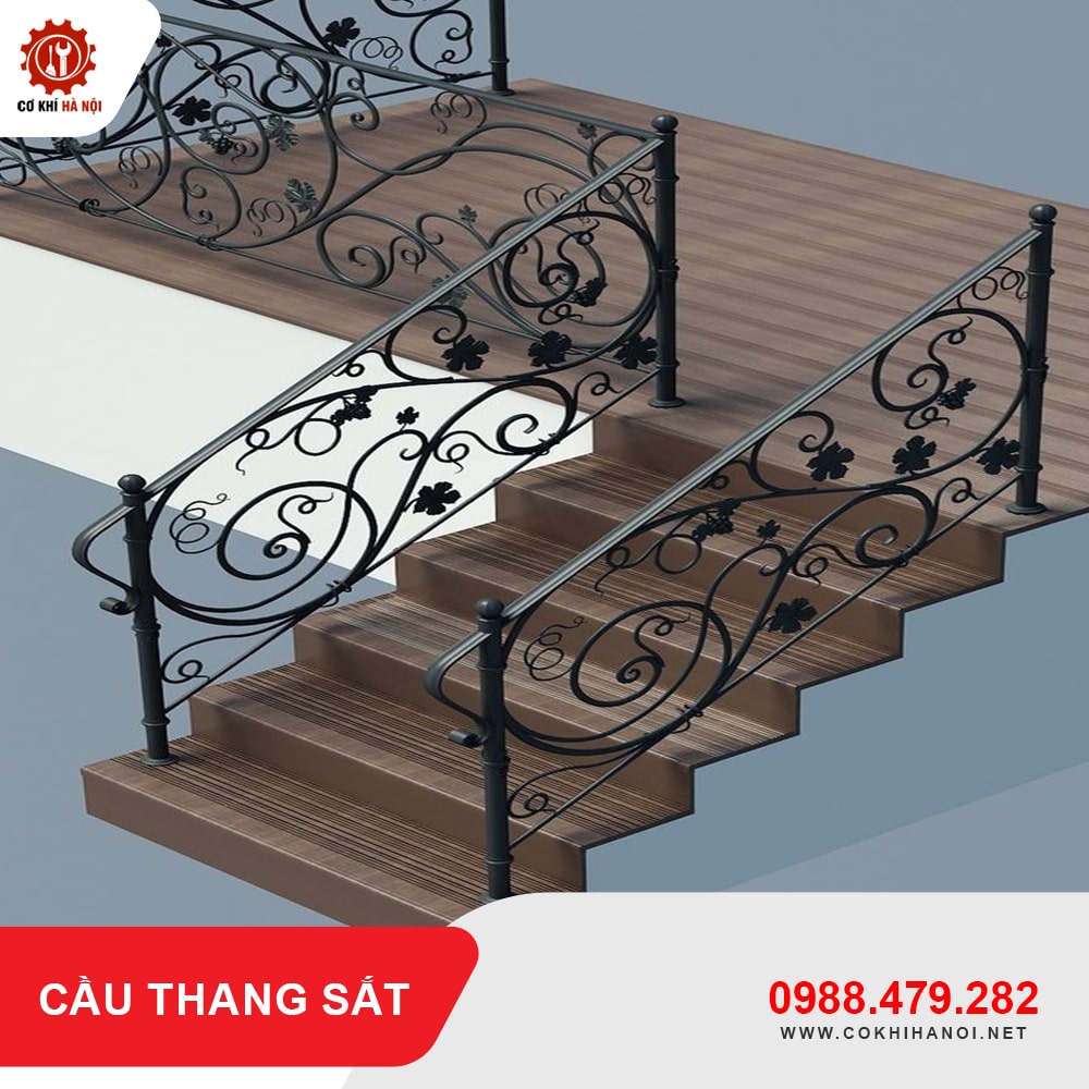 Báo giá làm cầu thang sắt đẹp, giá rẻ nhất năm 2025