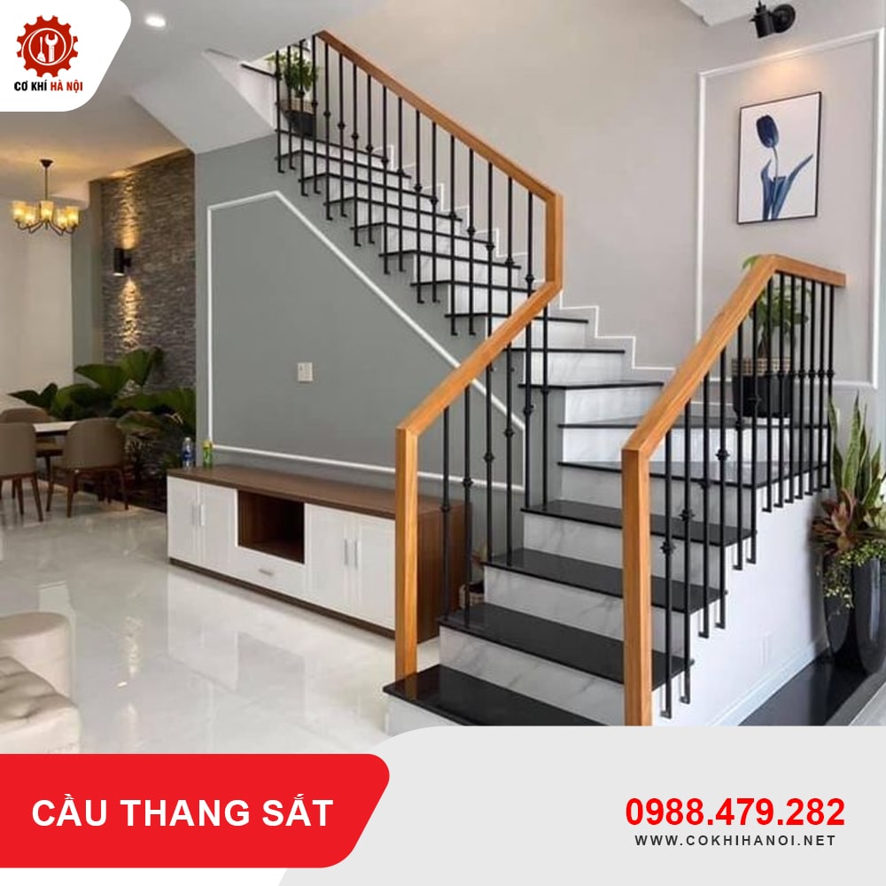 Báo giá làm cầu thang sắt đẹp, giá rẻ nhất năm 2025