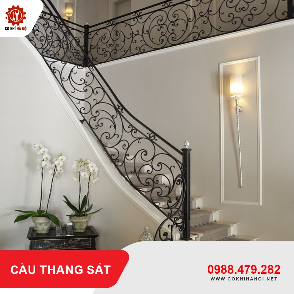 Báo giá làm cầu thang sắt đẹp, giá rẻ nhất năm 2025