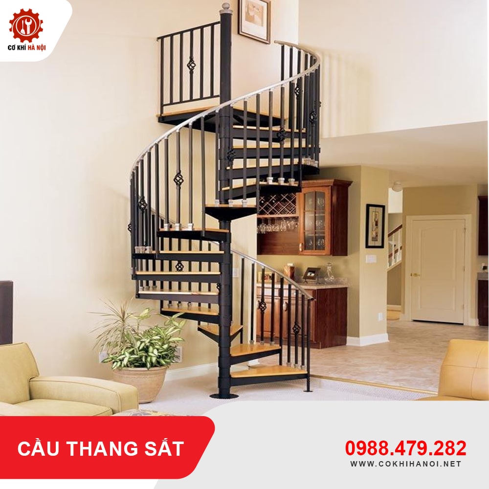 Báo giá làm cầu thang sắt đẹp, giá rẻ nhất năm 2025
