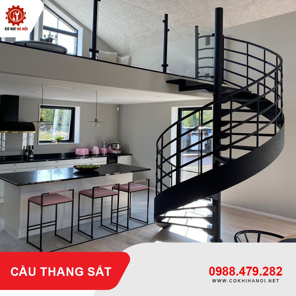 Báo giá làm cầu thang sắt đẹp, giá rẻ nhất năm 2025
