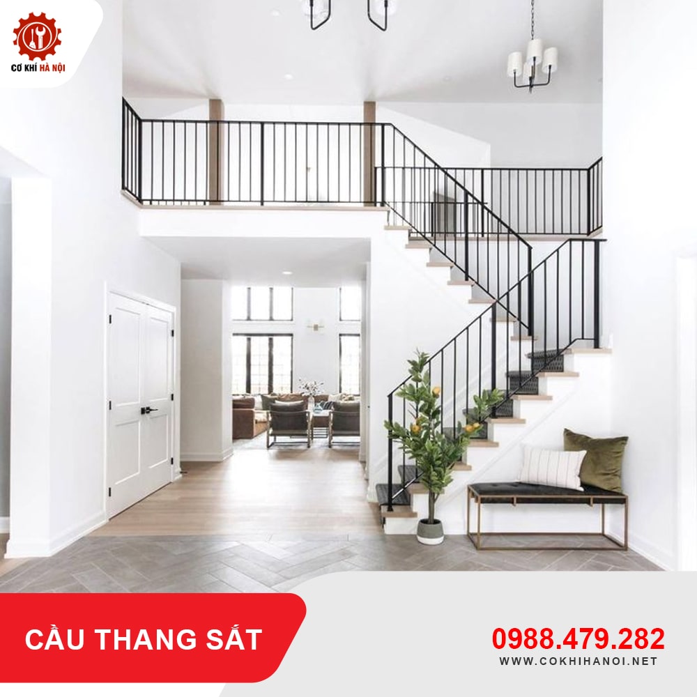 Báo giá làm cầu thang sắt đẹp, giá rẻ nhất năm 2025