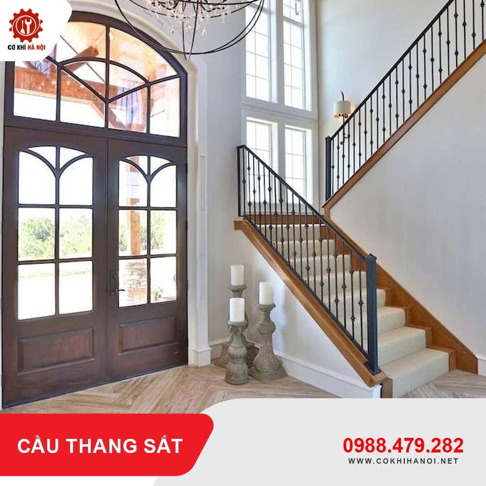 Báo giá làm cầu thang sắt đẹp, giá rẻ nhất năm 2025