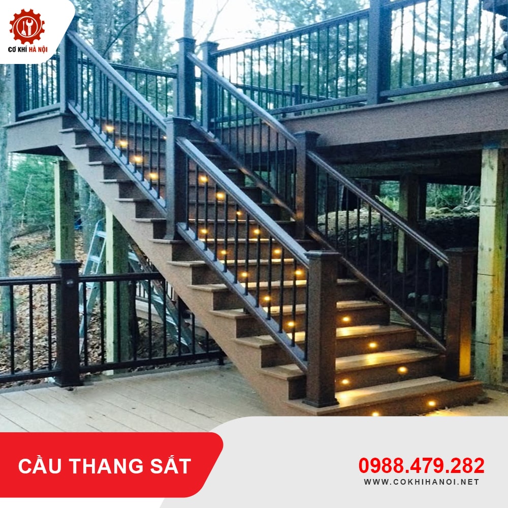 Báo giá làm cầu thang sắt đẹp, giá rẻ nhất năm 2025