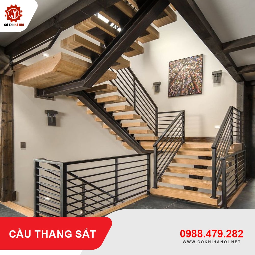 Báo giá làm cầu thang sắt đẹp, giá rẻ nhất năm 2025
