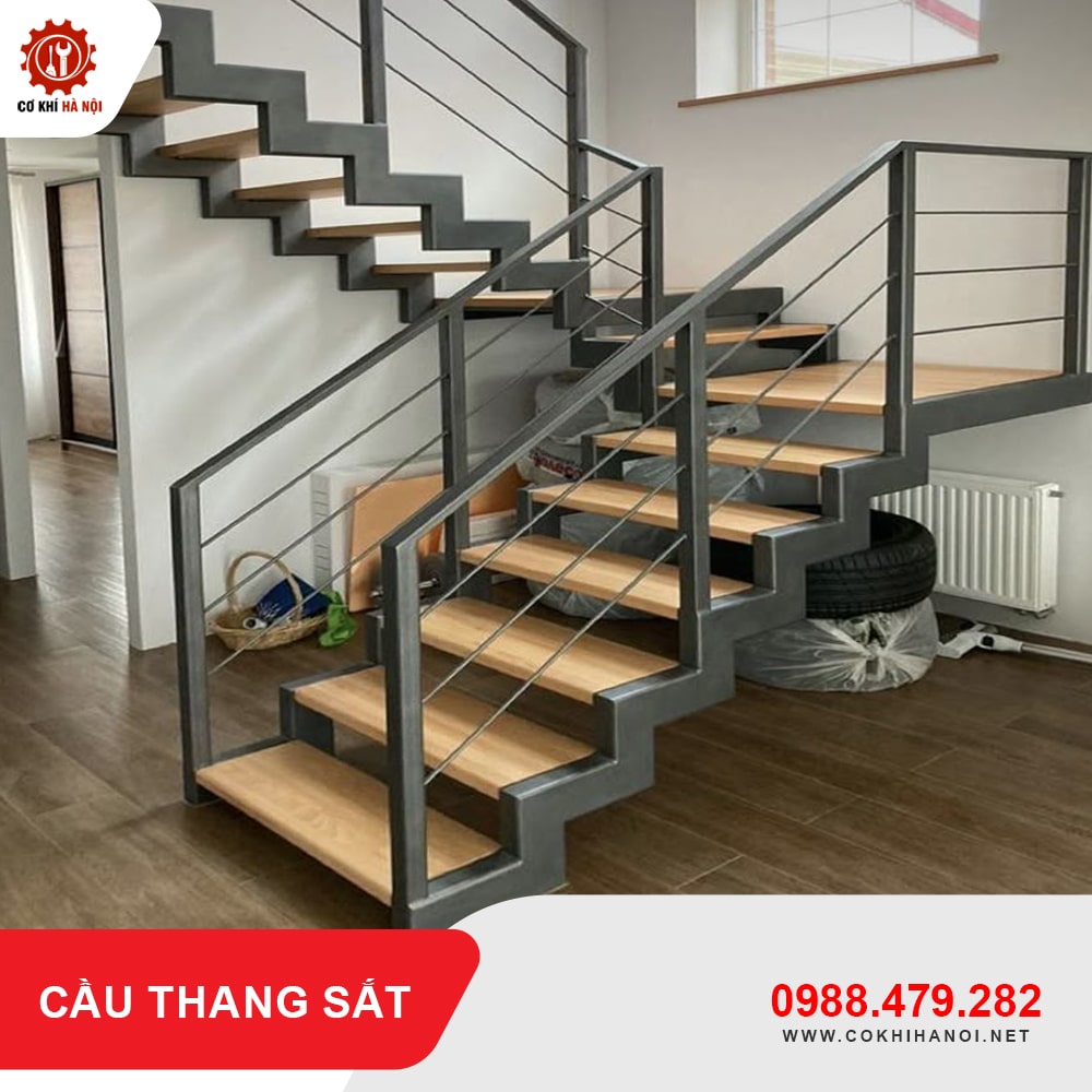 Báo giá làm cầu thang sắt đẹp, giá rẻ nhất năm 2025