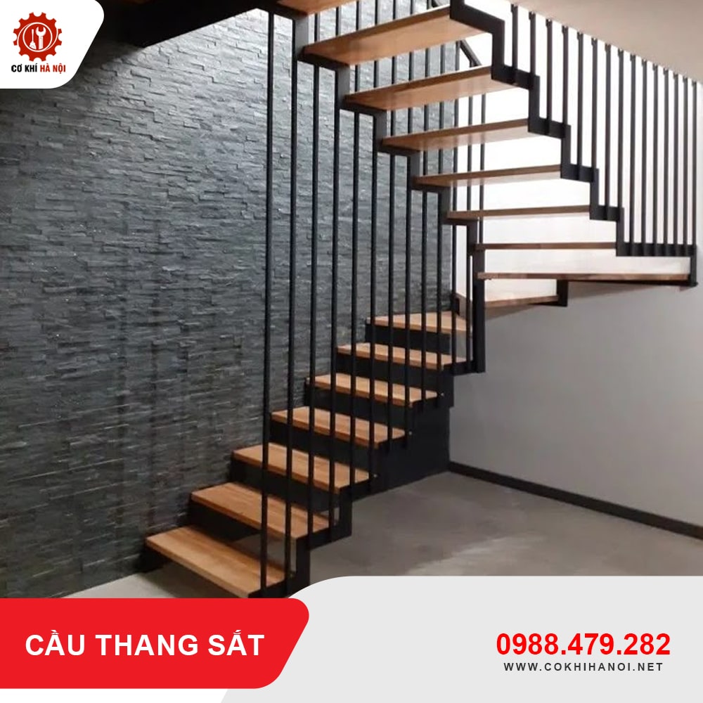 Báo giá làm cầu thang sắt đẹp, giá rẻ nhất năm 2025