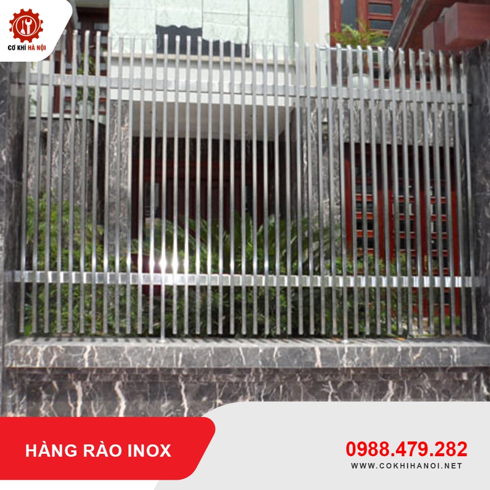 Báo giá thi công, làm hàng rào inox đẹp giá tốt tại Hà Nội