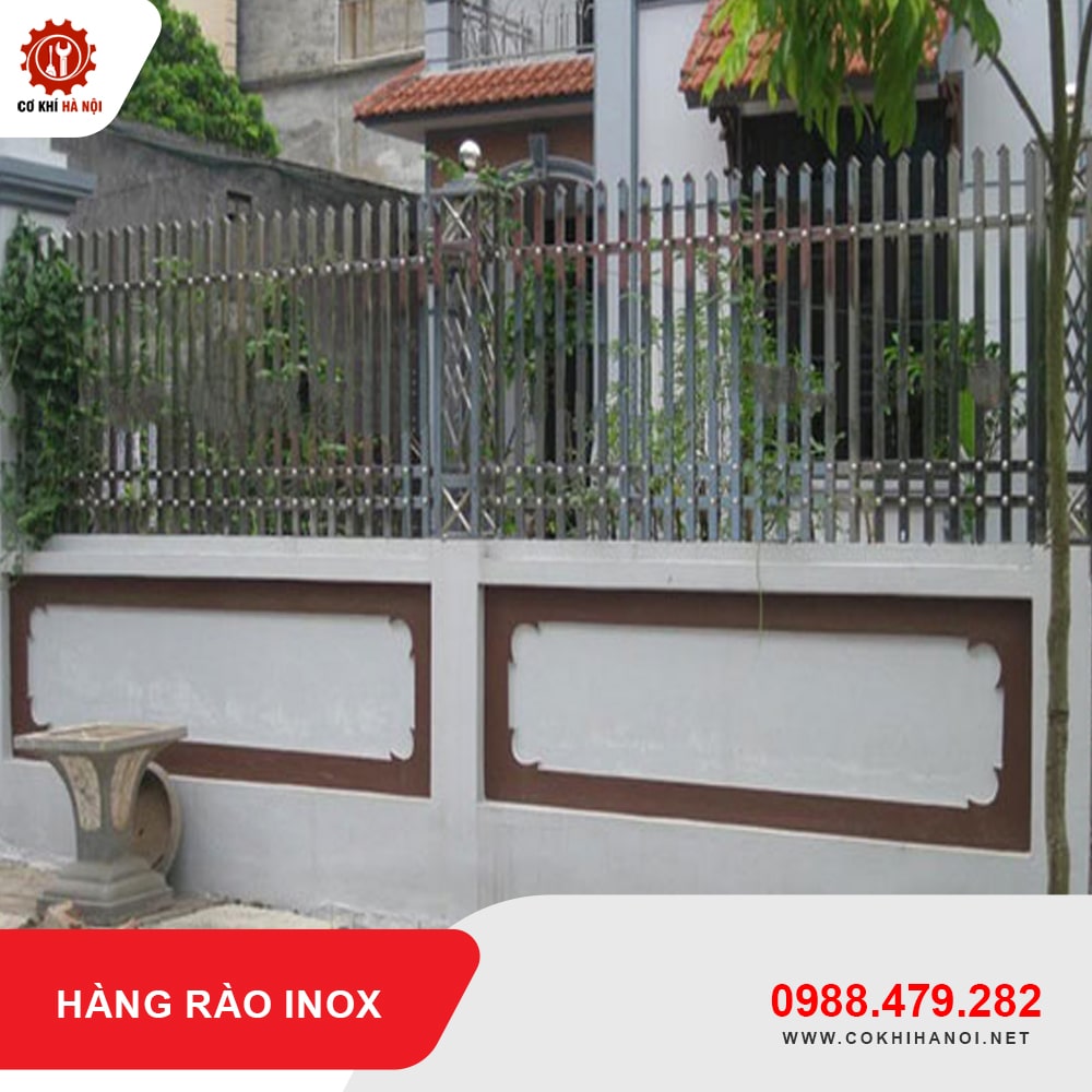 Báo giá thi công, làm hàng rào inox đẹp giá tốt tại Hà Nội