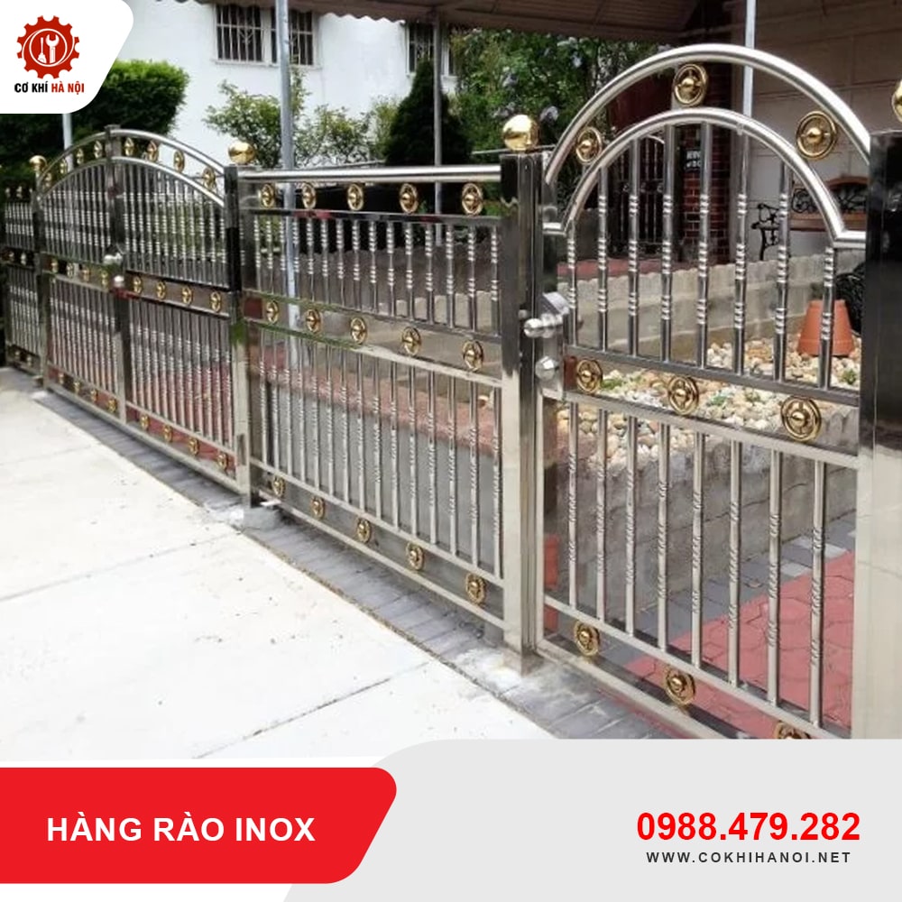 Báo giá thi công, làm hàng rào inox đẹp giá tốt tại Hà Nội