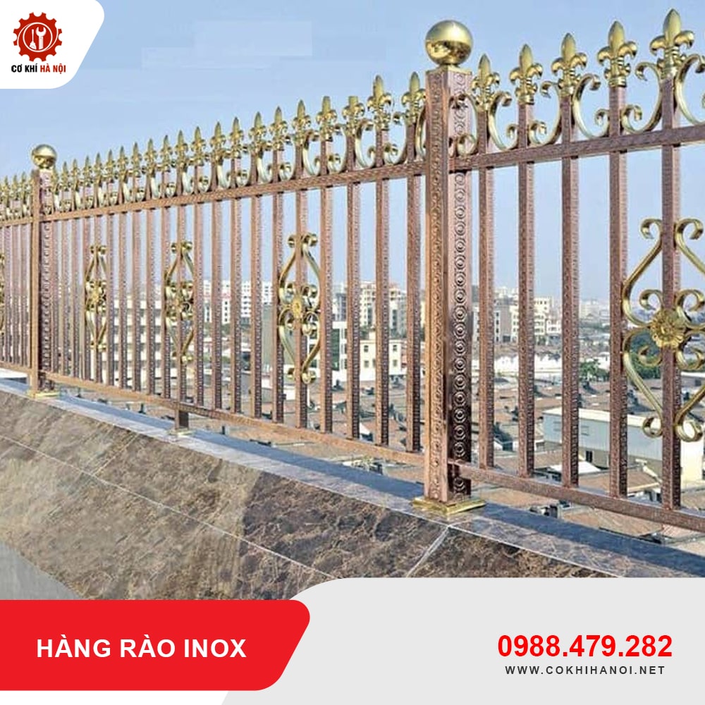 Báo giá thi công, làm hàng rào inox đẹp giá tốt tại Hà Nội