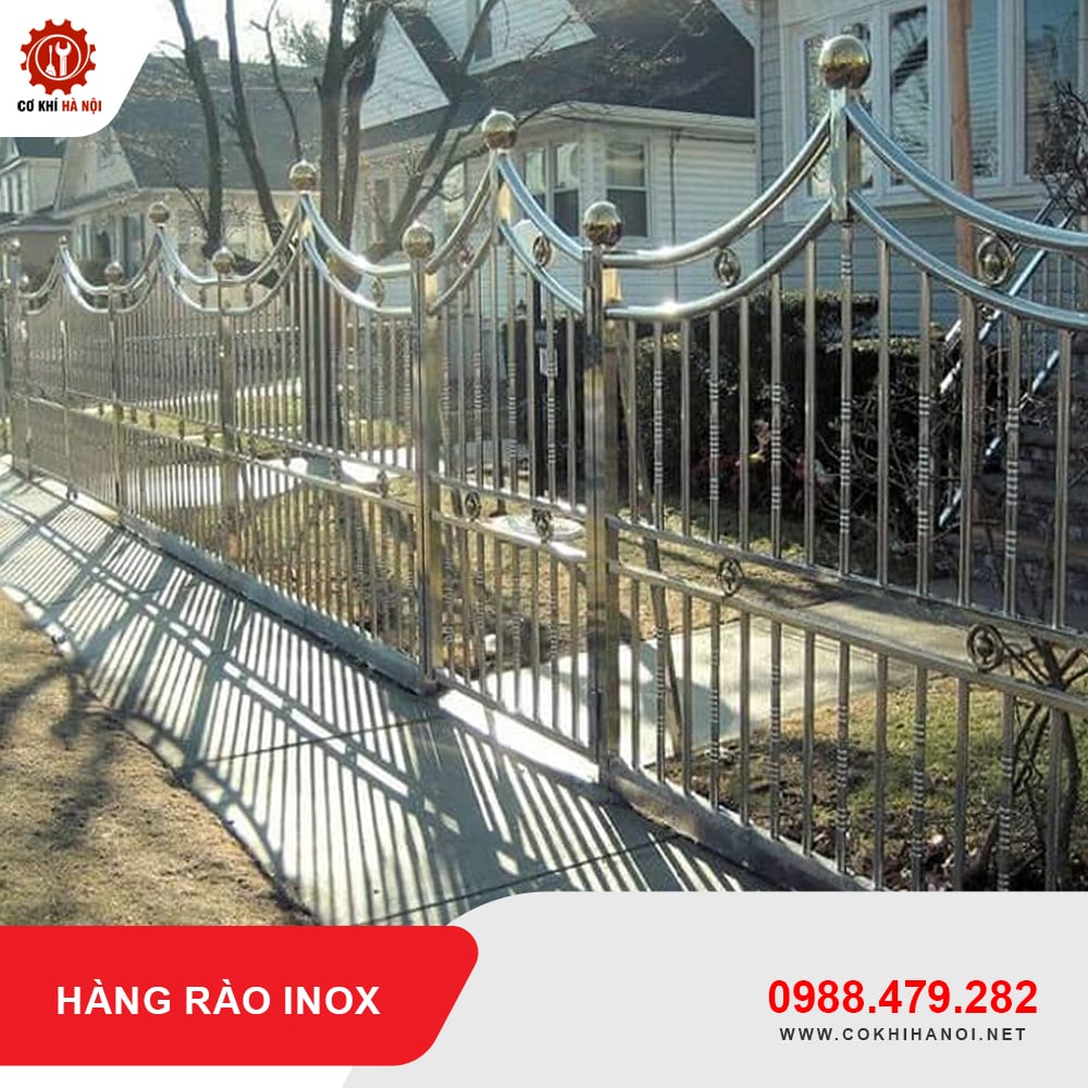 Báo giá thi công, làm hàng rào inox đẹp giá tốt tại Hà Nội