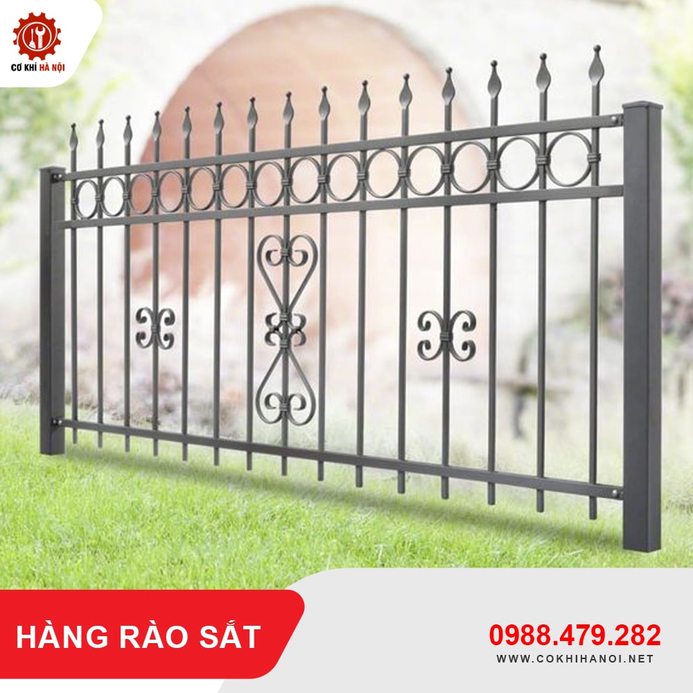 Báo giá thi công, làm hàng rào sắt tại Hà Nội giá tốt nhất 2025