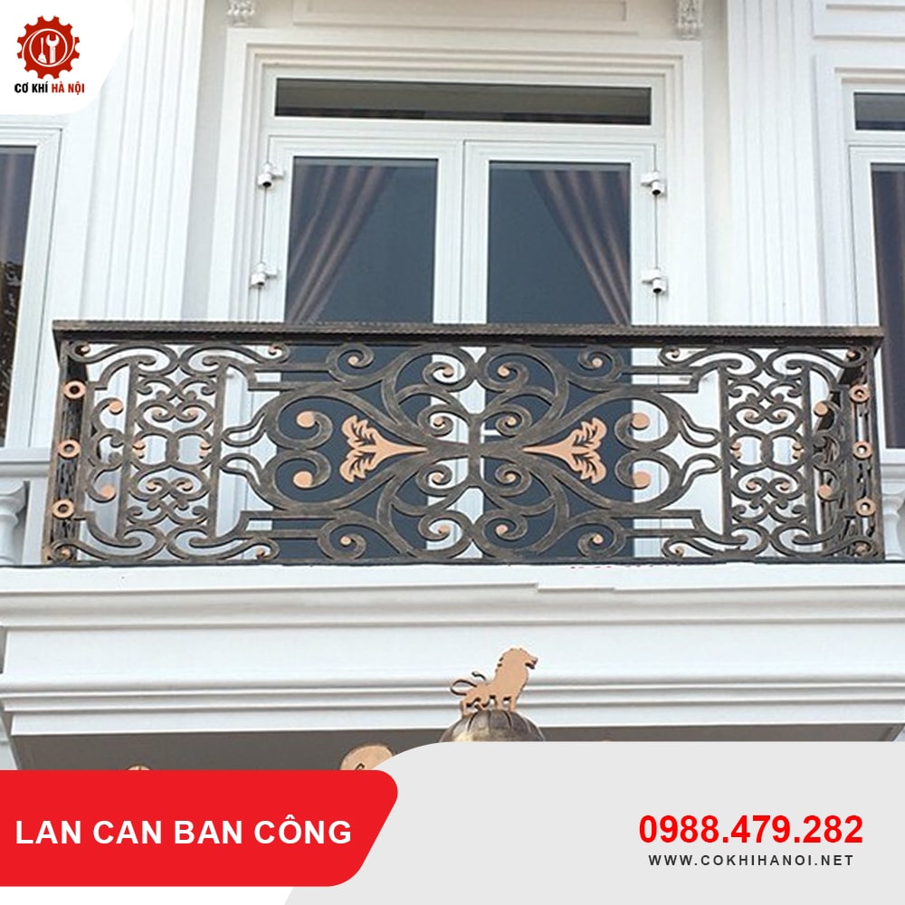 Thi công làm lan can sắt đẹp, hiện đại, chất lượng cao, giá rẻ