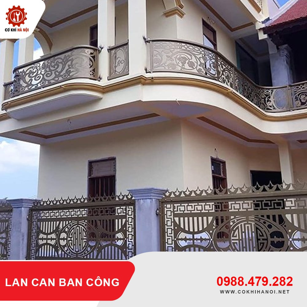 Thi công làm lan can sắt đẹp, hiện đại, chất lượng cao, giá rẻ