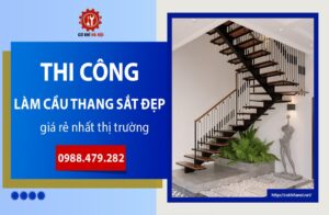 Báo giá làm cầu thang sắt đẹp, giá rẻ nhất năm 2025