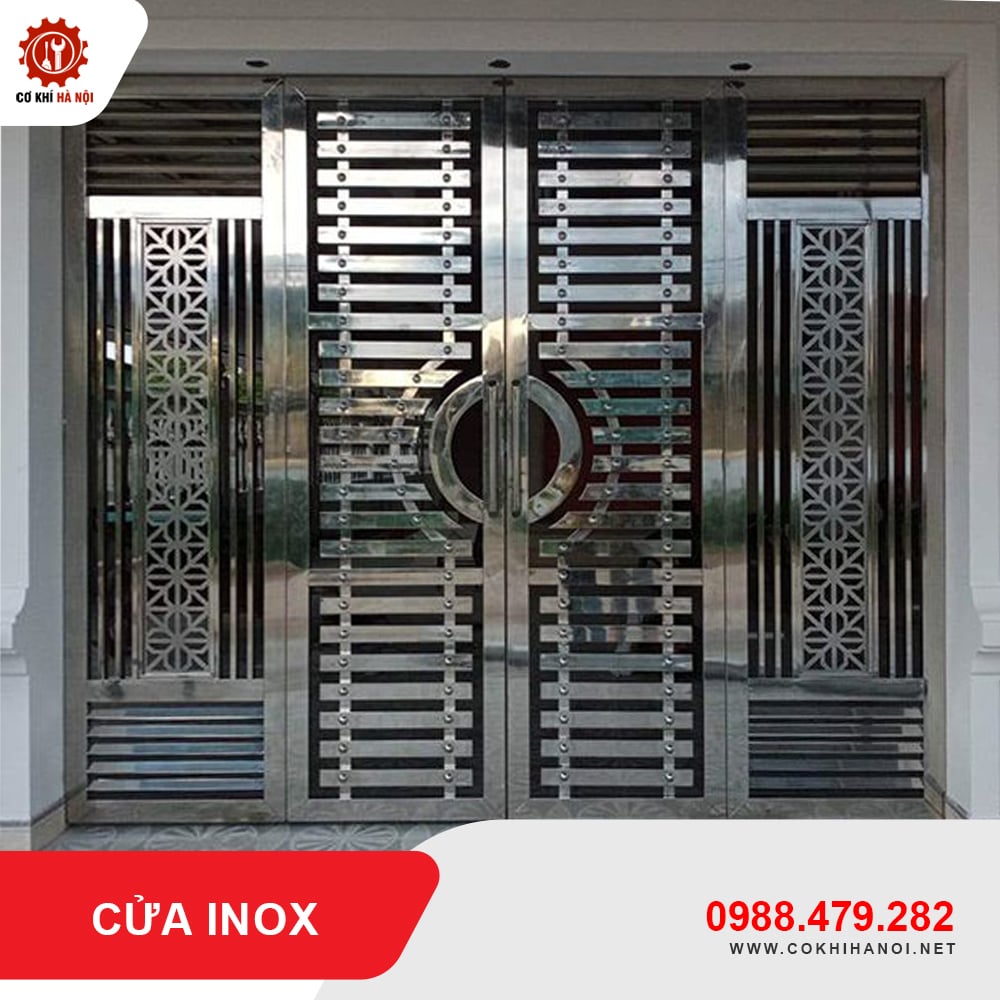 Báo giá thi công, làm cửa inox cao cấp, bền đẹp, chất lượng tốt
