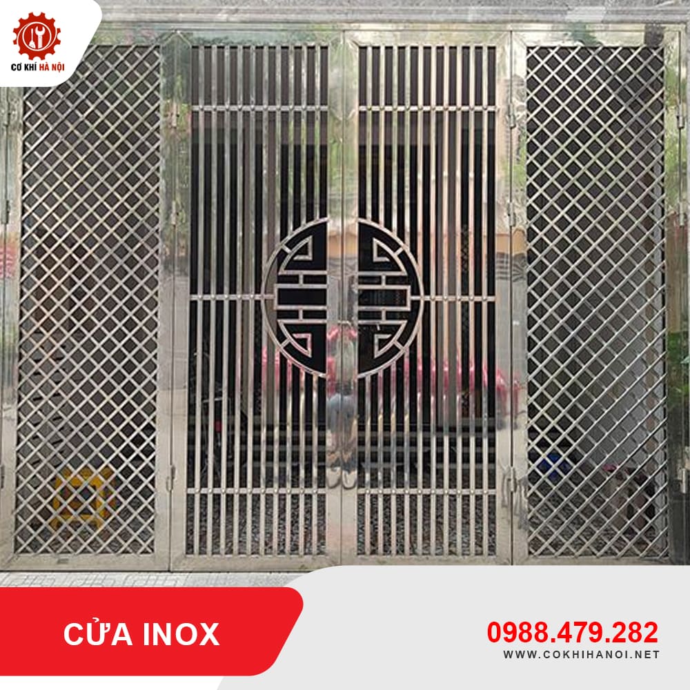 Báo giá thi công, làm cửa inox cao cấp, bền đẹp, chất lượng tốt