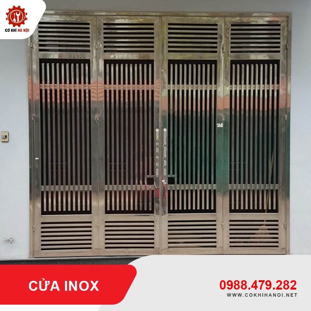 Báo giá thi công, làm cửa inox cao cấp, bền đẹp, chất lượng tốt