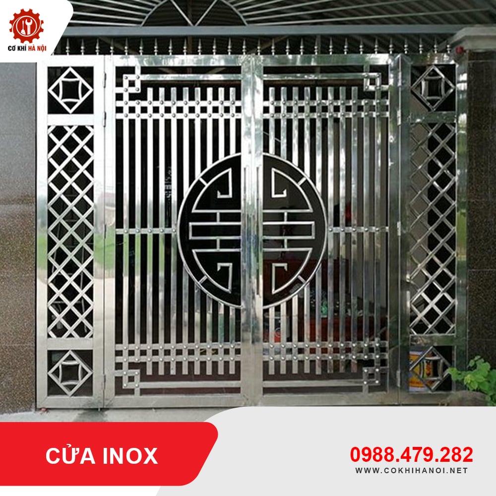 Báo giá thi công, làm cửa inox cao cấp, bền đẹp, chất lượng tốt