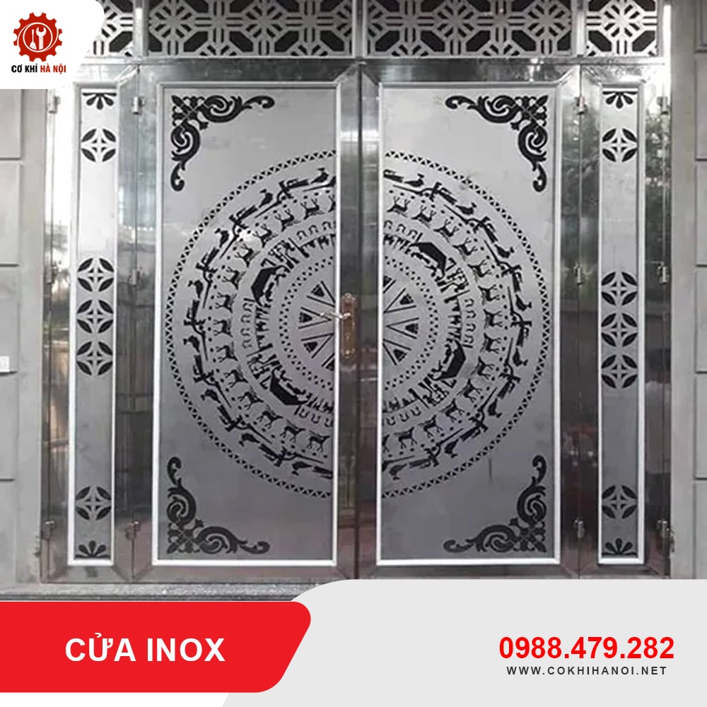 Báo giá thi công, làm cửa inox cao cấp, bền đẹp, chất lượng tốt