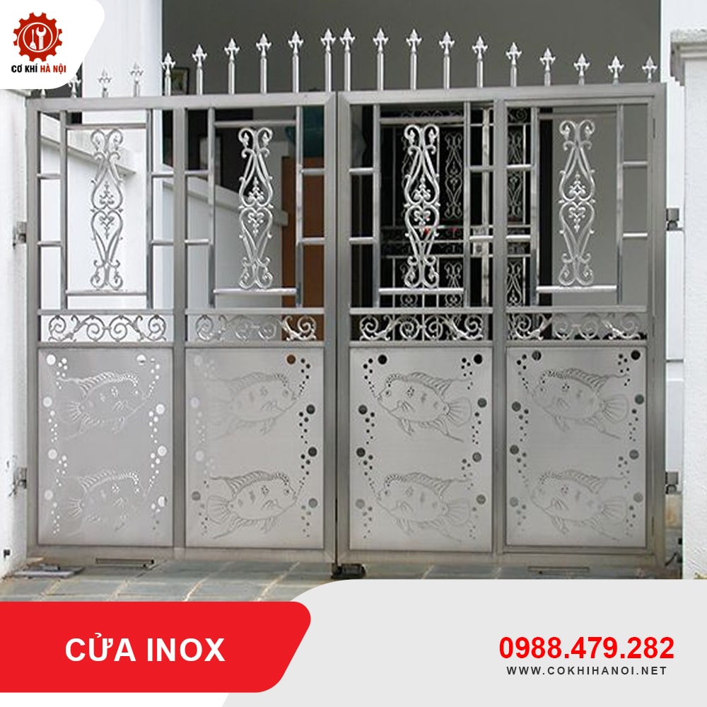 Báo giá thi công, làm cửa inox cao cấp, bền đẹp, chất lượng tốt