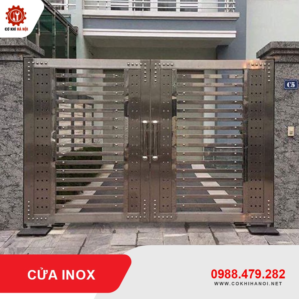 Báo giá thi công, làm cửa inox cao cấp, bền đẹp, chất lượng tốt