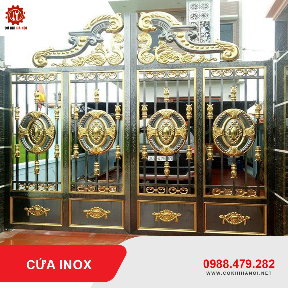 Báo giá thi công, làm cửa inox cao cấp, bền đẹp, chất lượng tốt