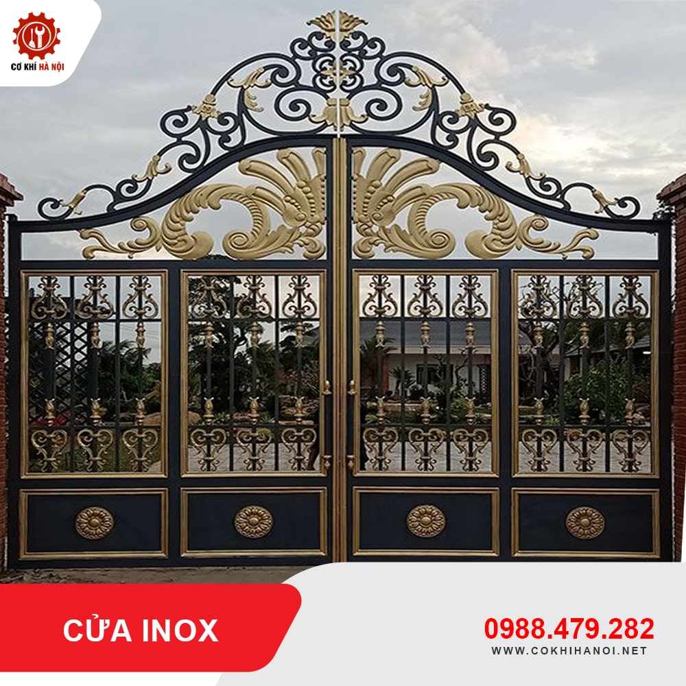 Báo giá thi công, làm cửa inox cao cấp, bền đẹp, chất lượng tốt