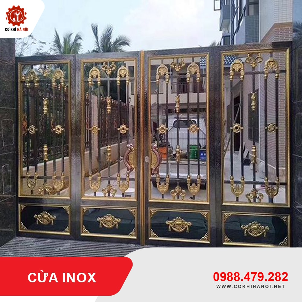 Báo giá thi công, làm cửa inox cao cấp, bền đẹp, chất lượng tốt