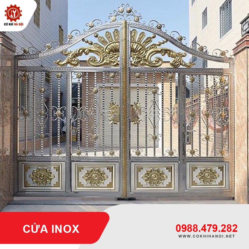 Báo giá thi công, làm cửa inox cao cấp, bền đẹp, chất lượng tốt